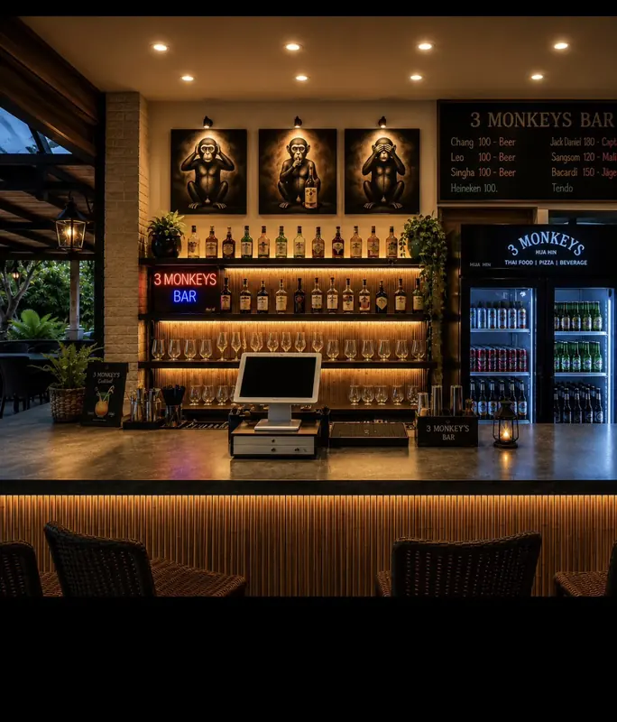 Three Monkeys — Wood-Fired Pizza & Bar — 3