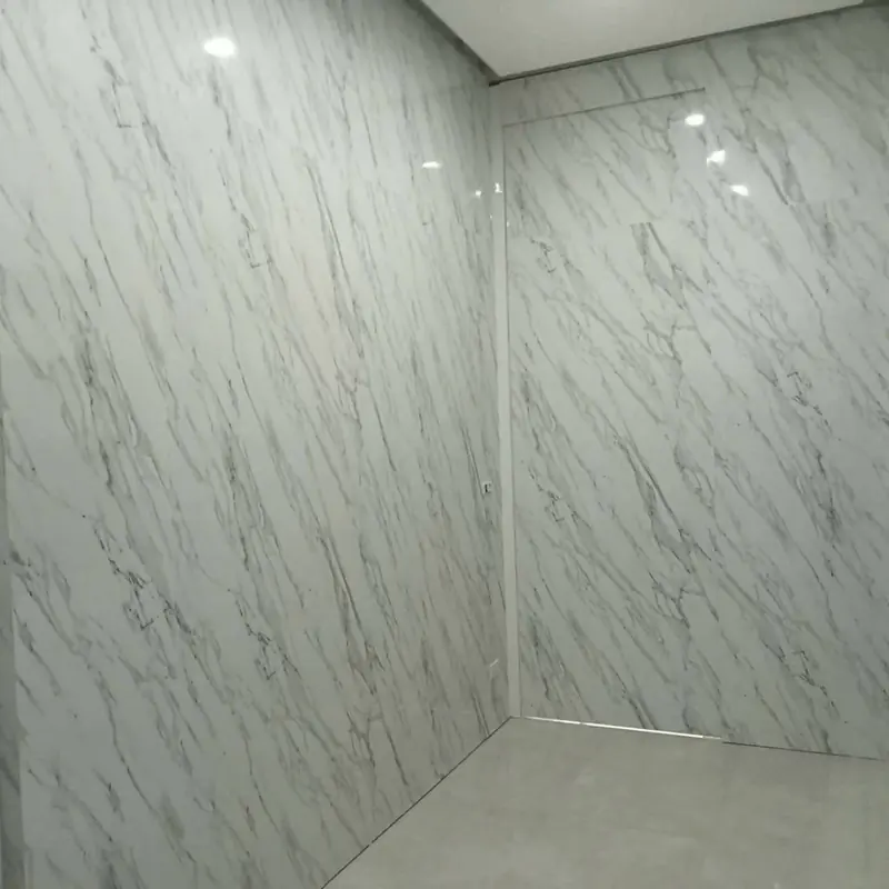 High-Gloss Kitchen & Marble Office — 9