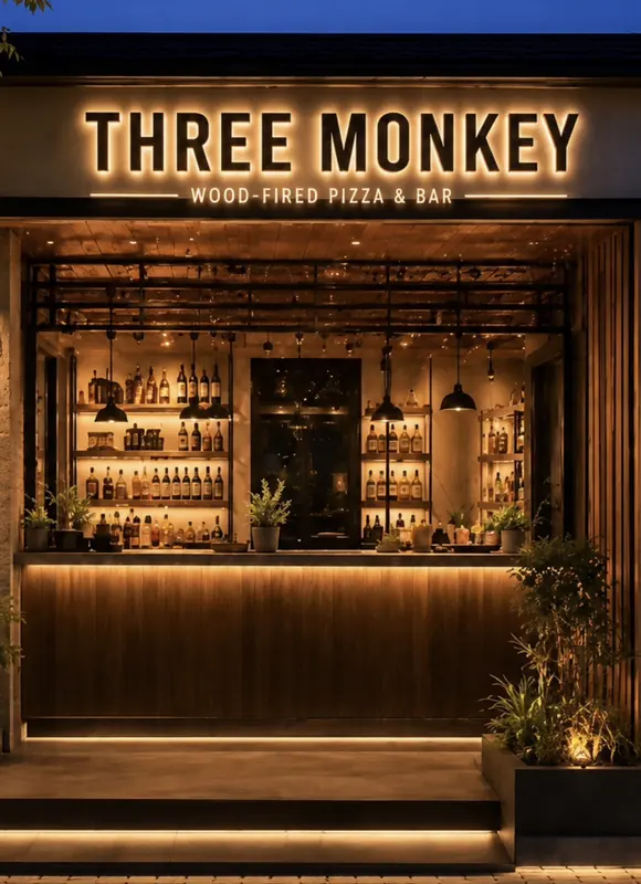 Three Monkeys — Wood-Fired Pizza & Bar — 2